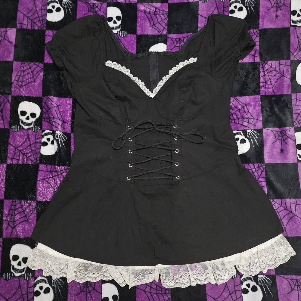 🕷 SOLD // Lip Service maid dress 🕷